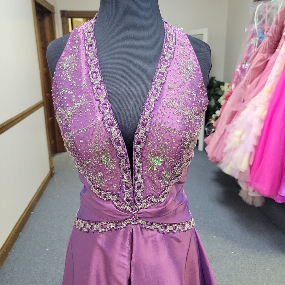 CASSANDRA STONE AMETHYST DRESS - Picture 3 of 13